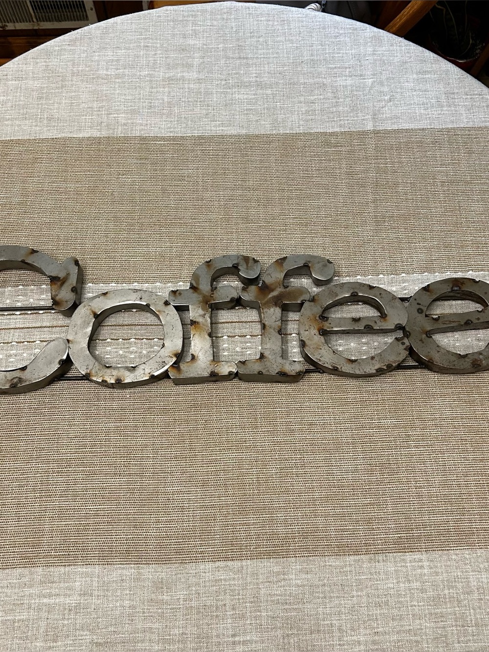 Coffee Sign Rustic Retro Coffee Shop Metal Sign Decor Coffee 3D industrial